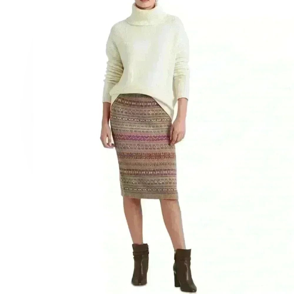 Lauren Ralph Lauren Petite Fair Isle Pencil Skirt